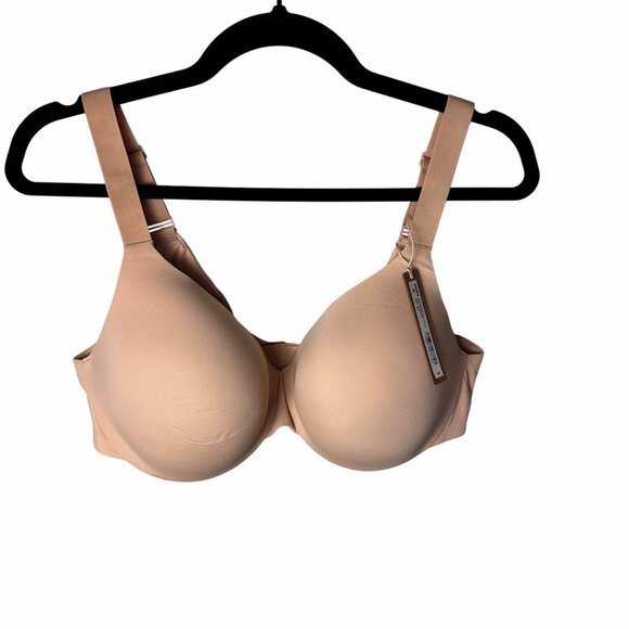 SKIMS SMOOTHING INTIMATES FULL COVERAGE BRA SIZE 38DD IN CLAY NWT $56 - Picture 2 of 11